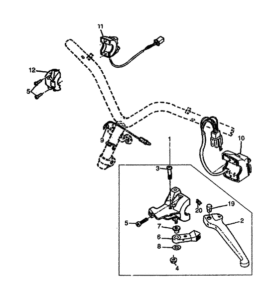 Handle switch & lever