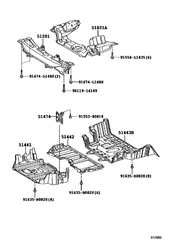 Suspension Crossmember & Under Cover
