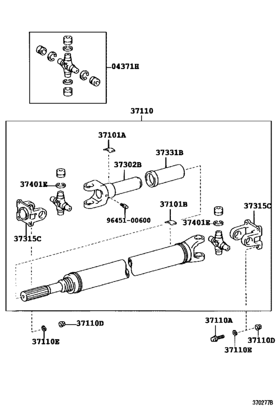 Propeller Shaft & Universal Joint