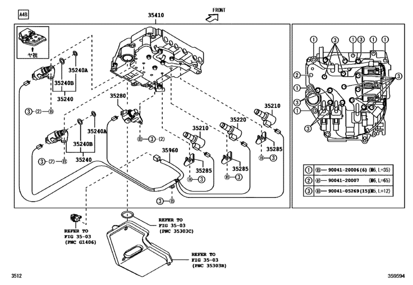 Valve Body & Oil Strainer (Atm)