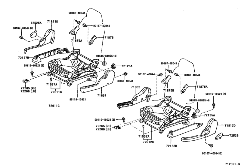 Front Seat & Seat Track