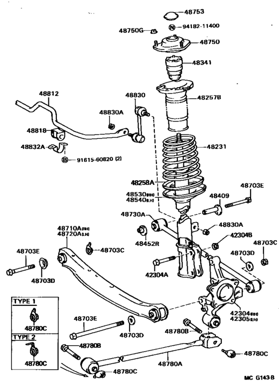 Rear Spring & Shock Absorber