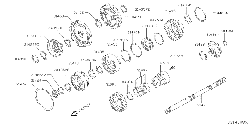 Governor,power train & planetary gear