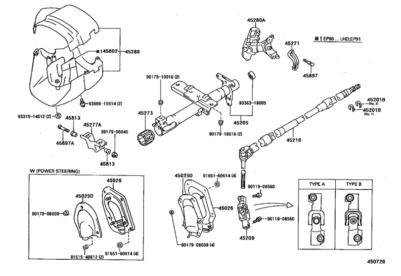 Steering Column & Shaft