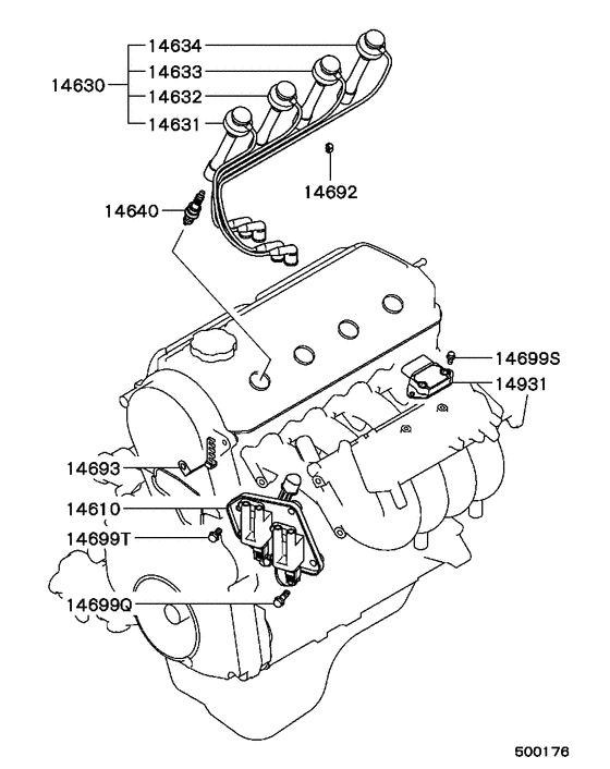Spark plug,cable & coil