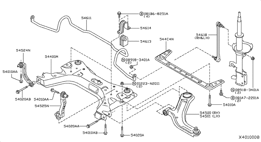 Front suspension