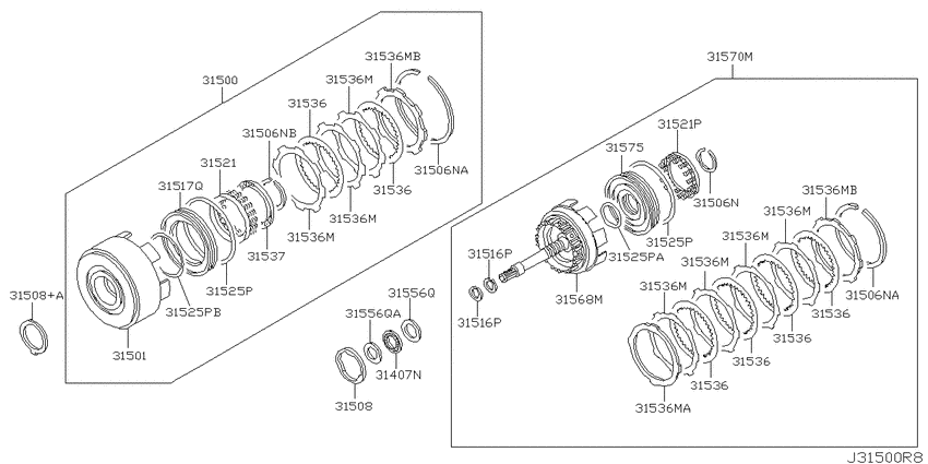 Clutch & band servo