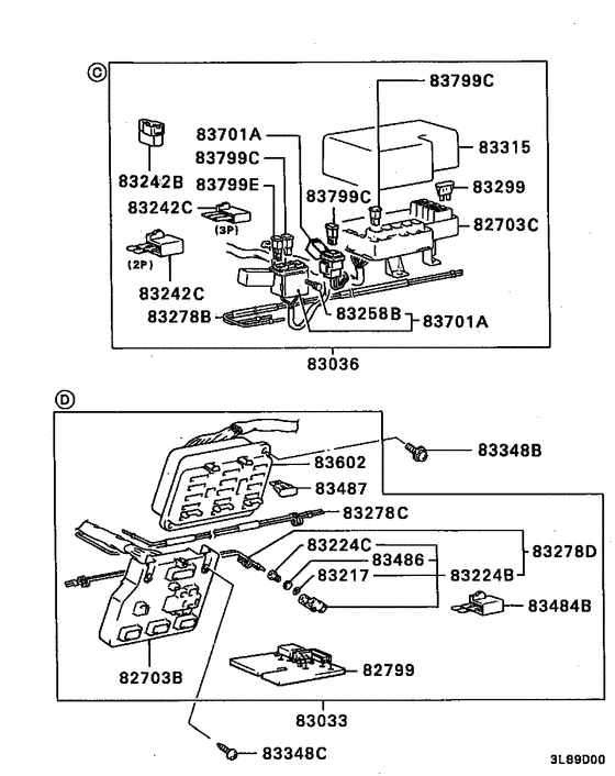 Wiring & attaching parts
