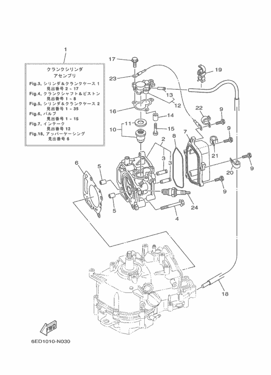 シリンダ & クランクケース 1