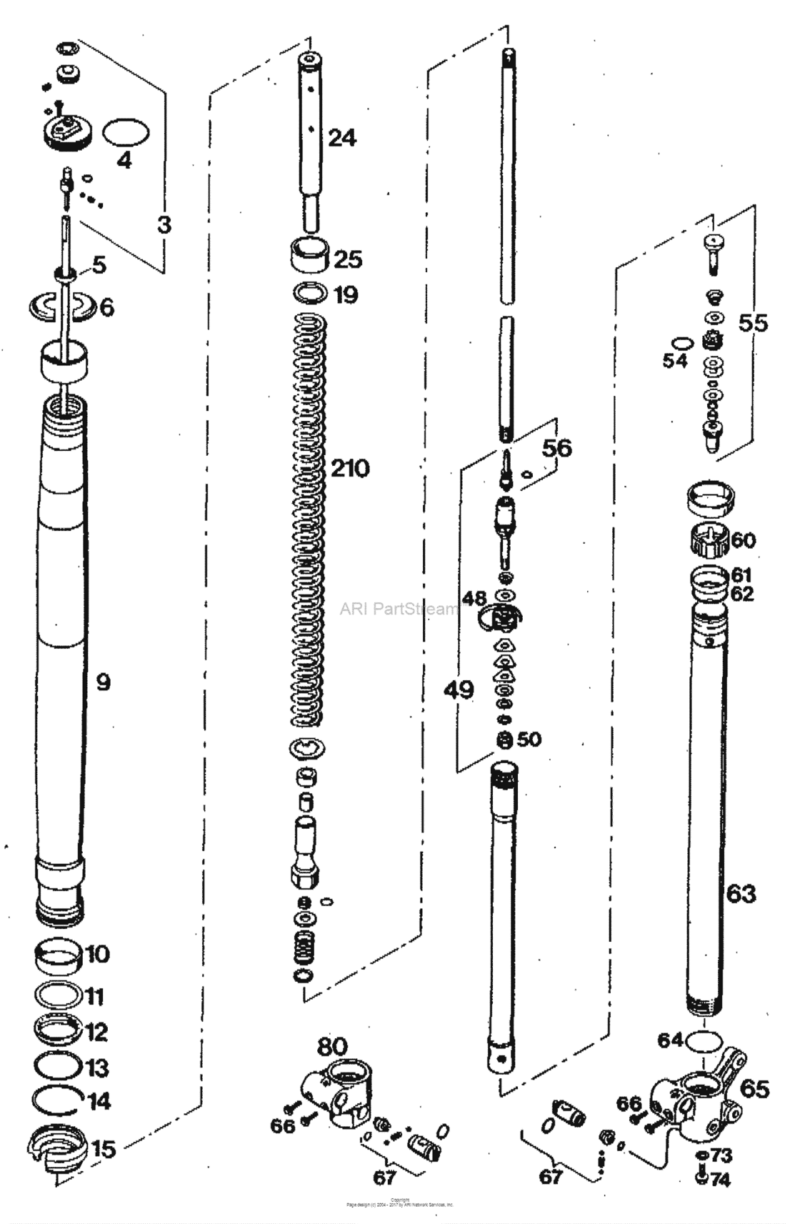 Front Fork Legs