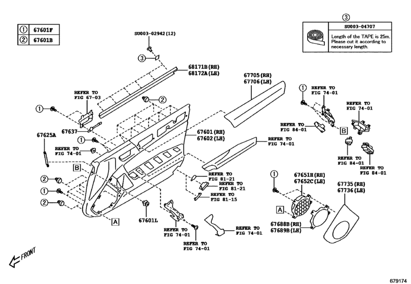 Front Door Panel & Glass