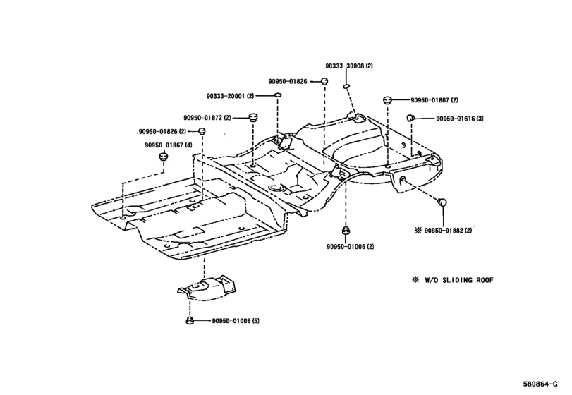 Floor Pan & Lower Back Panel