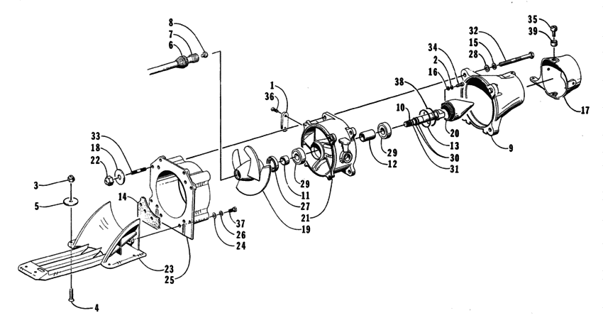 Impeller drive assembly