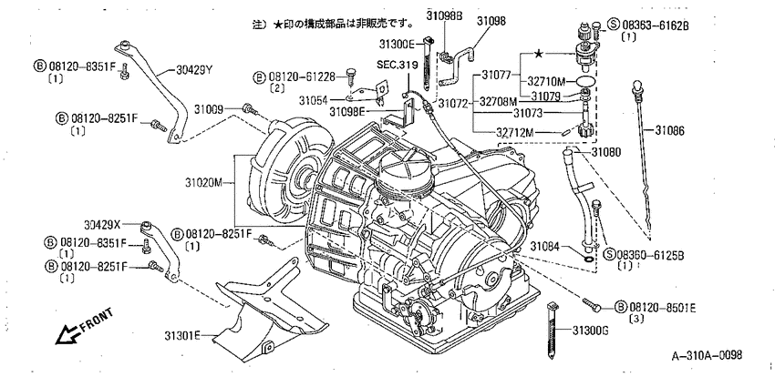 Auto transmission,transaxle & fitting