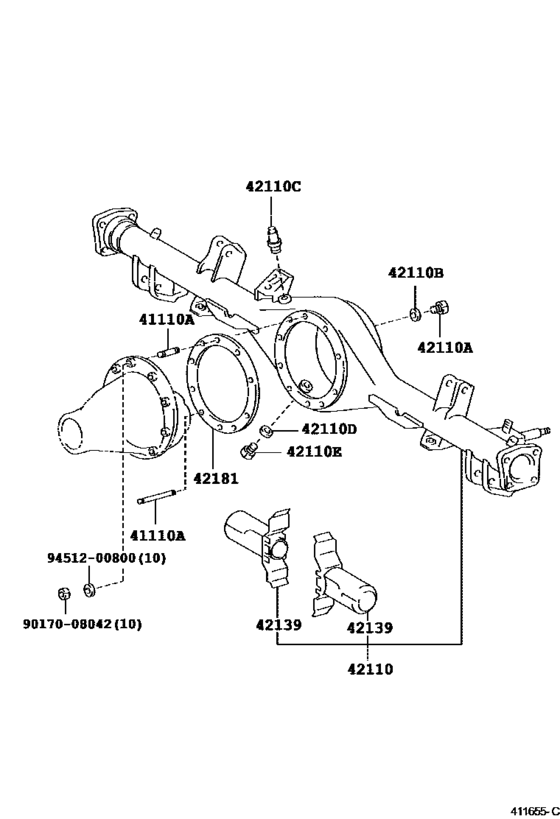 Rear Axle Housing & Differential