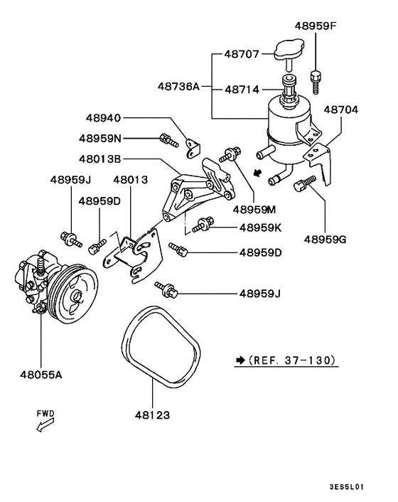 Power steering oil pump