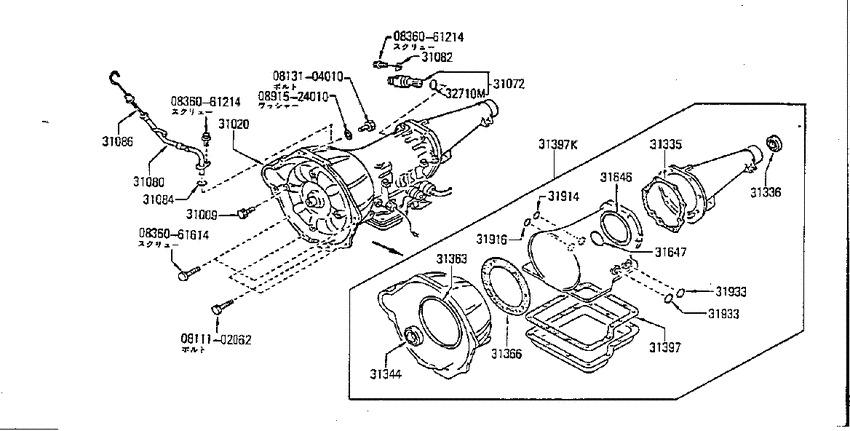 AT transmission & transaxle assembly