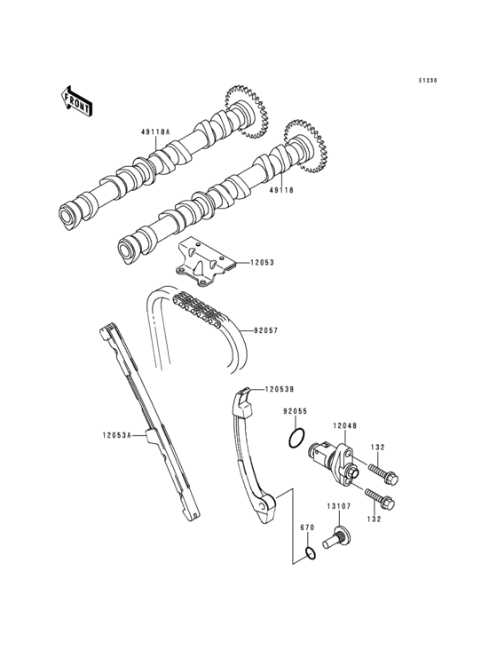 Camshaft(s)/tensioner