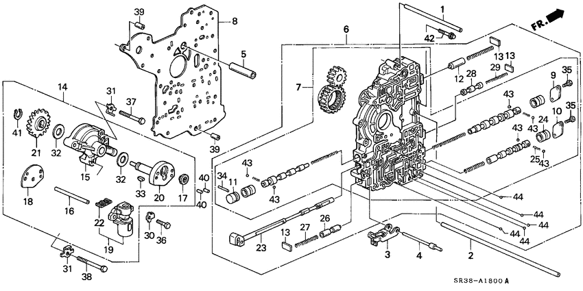 Main valve body