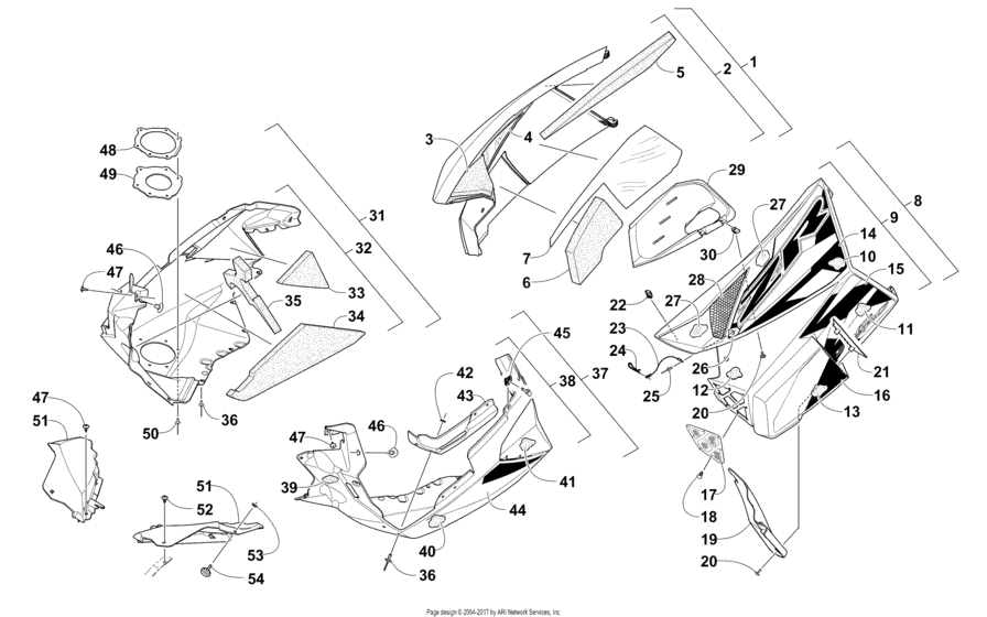 Skid Plate And Side Panel Assembly
