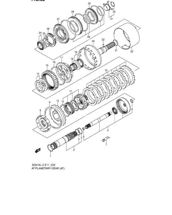 At planetary gear