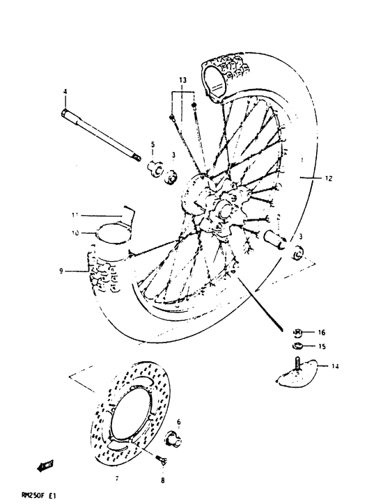 Front wheel