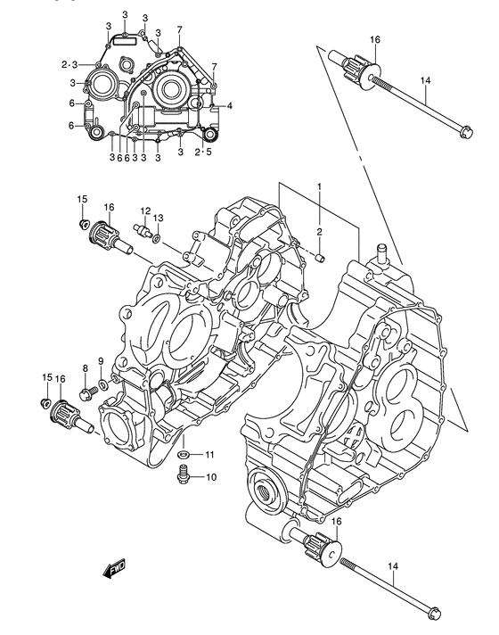 Crank case