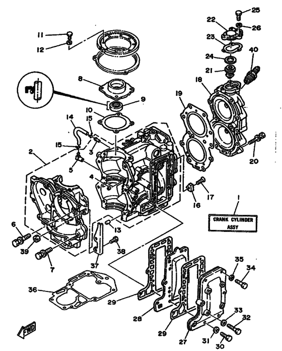 Cylinder & crankcase
