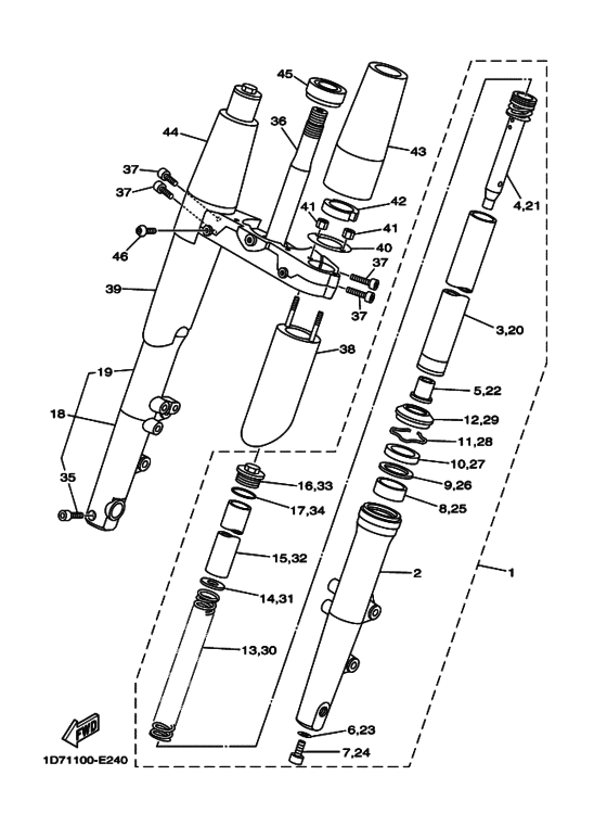 Front fork