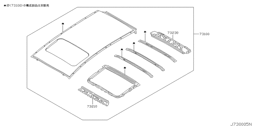 Roof panel & fitting