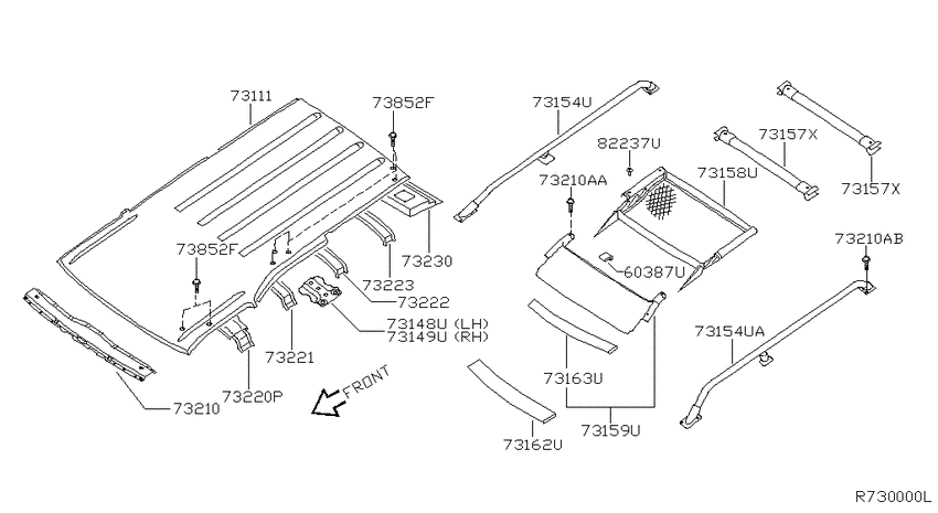 Roof panel & fitting
