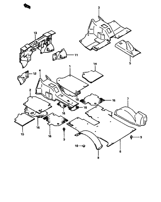 Floor mat and carpet