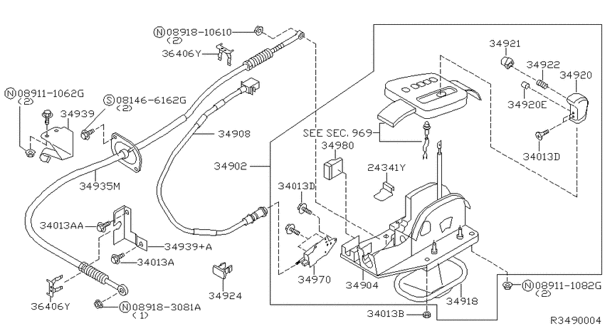 Auto transmission control device