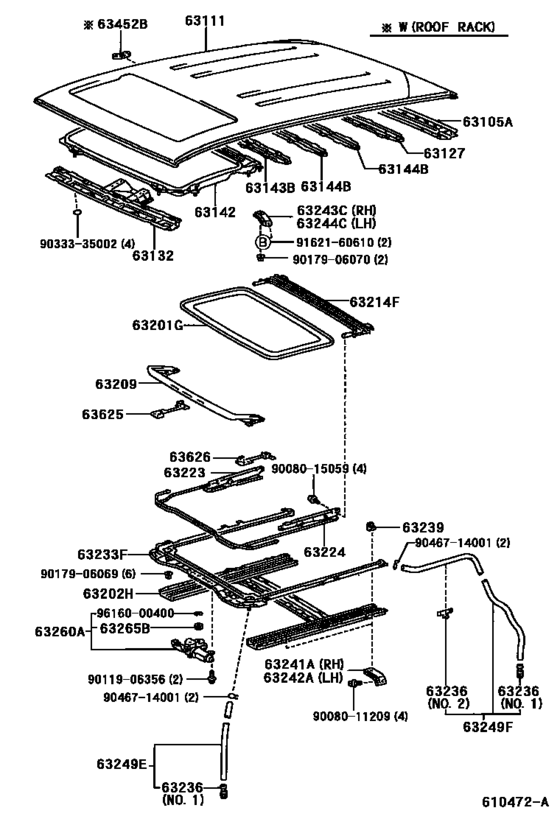 Roof Panel & Back Panel