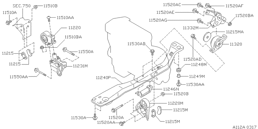 Engine & transmission   mounting