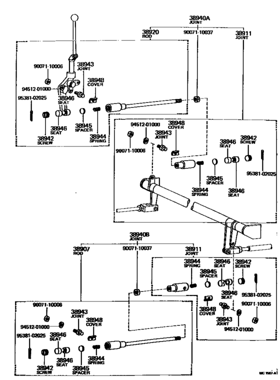 Power Take-Off Lever & Link