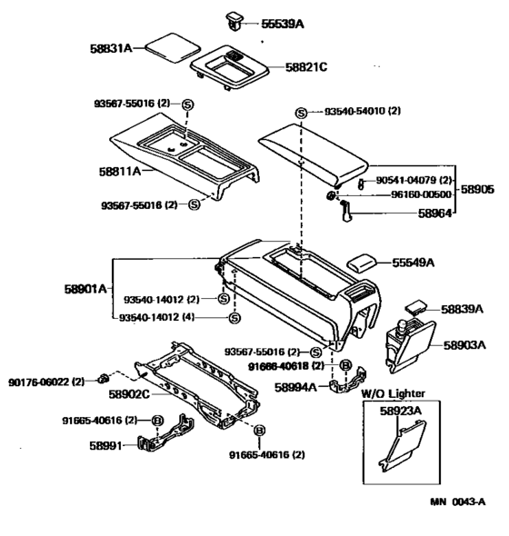 Console Box & Bracket