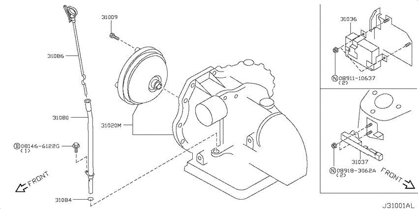 Auto transmission,transaxle & fitting