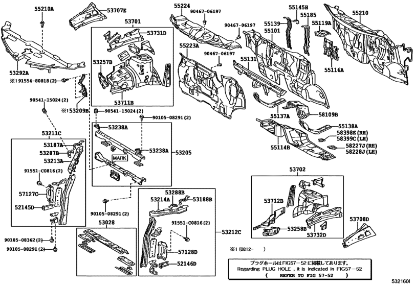 Front Fender Apron & Dash Panel