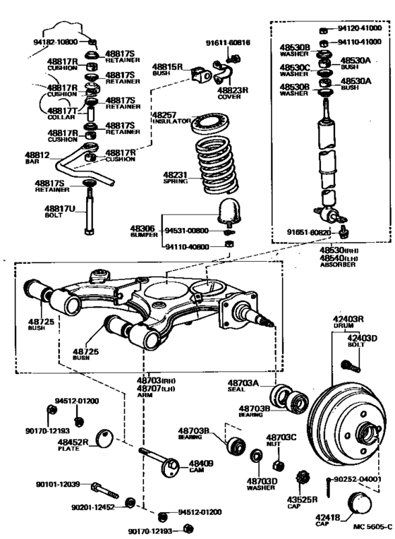 Rear Spring & Shock Absorber