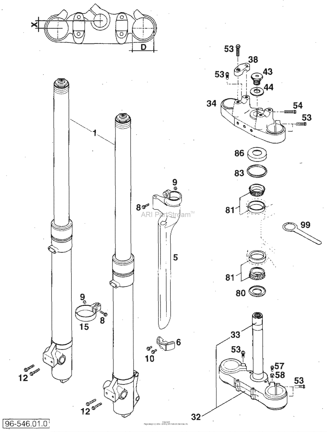 Front Fork Marzocchi