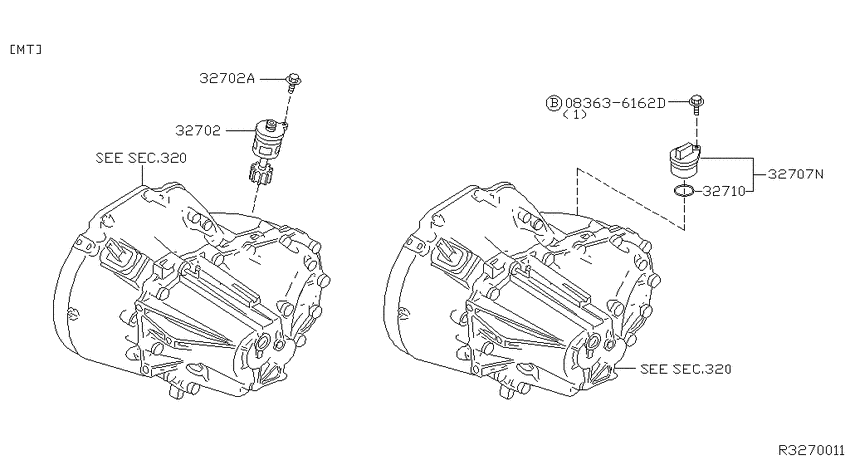 Speedometer pinion