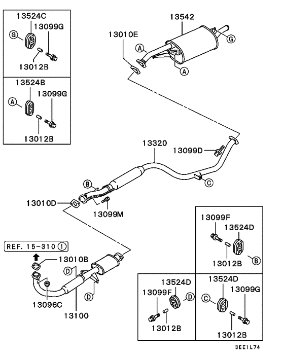 Exhaust pipe & muffler
