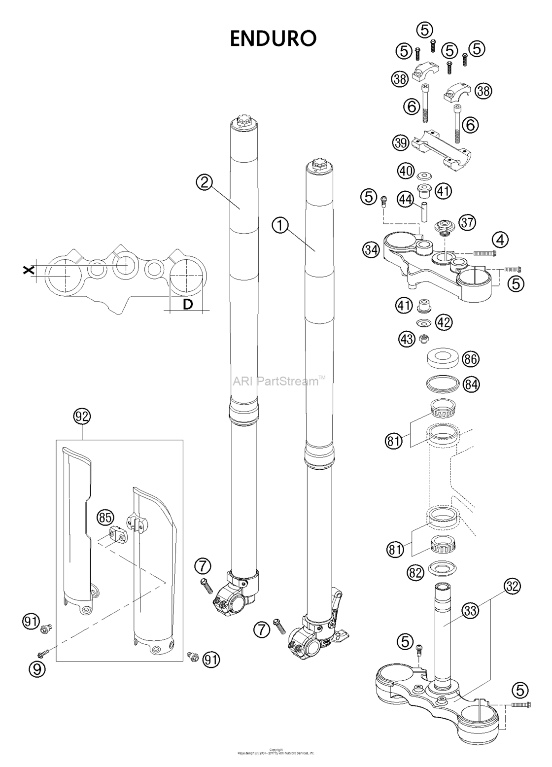 Front Fork Wp Usd 43
