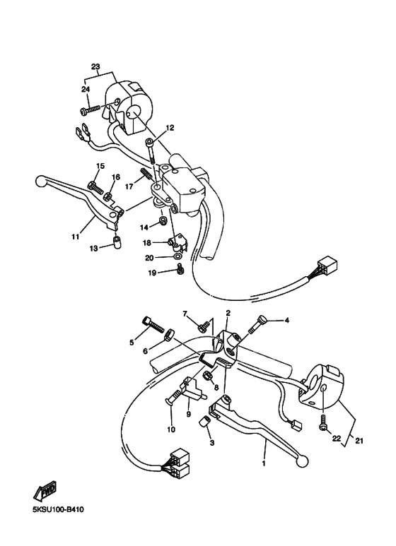 Handle switch & lever