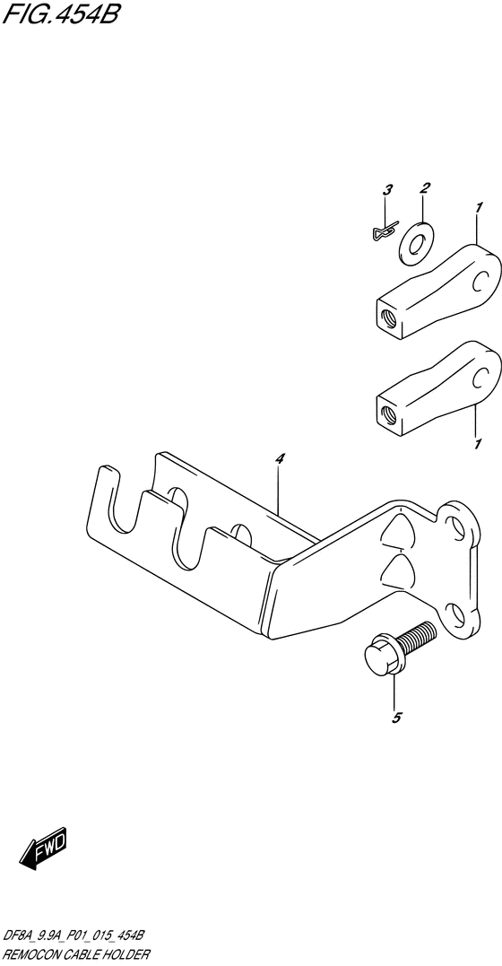 Remocon cable holder