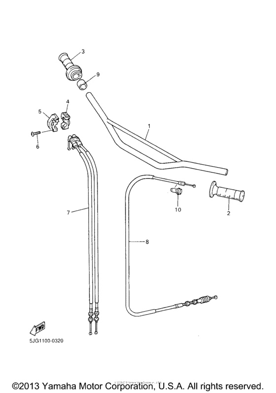 Steering handle & cable