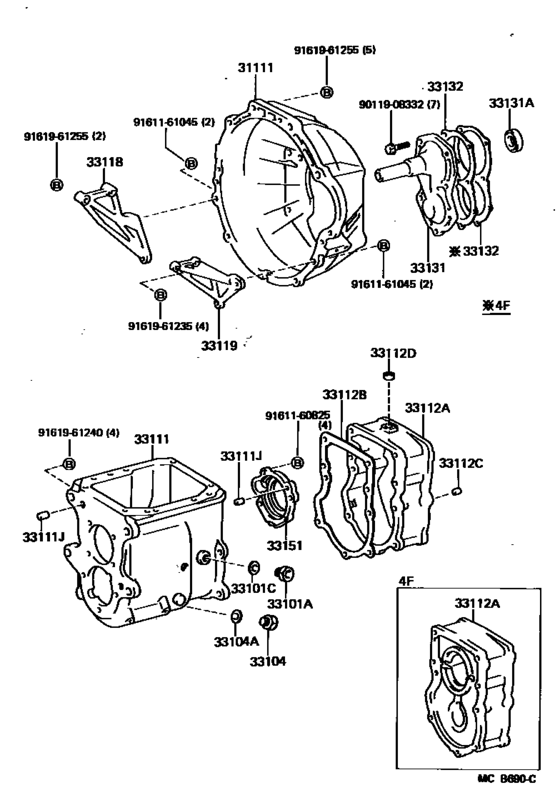 Clutch Housing & Transmission Case (Mtm)