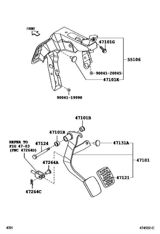 Brake Pedal & Bracket