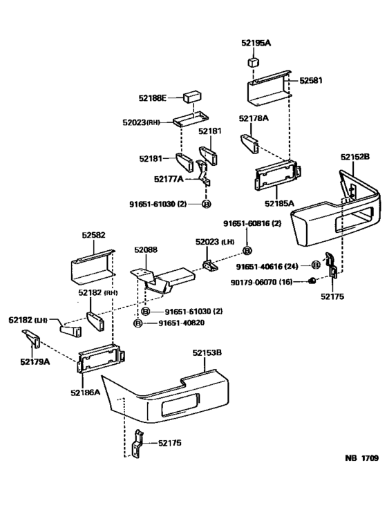 Rear Bumper & Bumper Stay